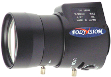 YV0560Z15AI; 1/3, vari 5-50mm, F1.6, 52 - 5,5, Video CS