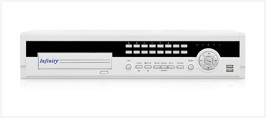 Infinity NDR-S2208PH;   , 8- + 4   (),   ,  720576,  200 /,   50/ (720576), 100 / (720x288), 200 / (320x288)  H.264   500  (   3  SATA ), . .  . ,  CD-RW(DVD-RW),  USB 2.0    , Ethernet 10/100MB,  Embedded Linux  :  ,   (    NDR-S  NDR-X)  8   BNC  :  (SVGA  BNC),   (BNC), 2   / 1  RCA,  RS-485,    / - 8/2   PTZ, Watchdog, ~100-230 (/  ), 70, 430()88()400(), 10.5  