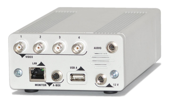 Трал 74 – SSD 128; малогабаритный сетевой видеорегистратор, запись на встроенный 2,5 SATA HDD или SSD, 4 канала видео, 2 канала звука, разрешение 704х576 полный кадр деинтерлейсинг, H.264 или M-JPEG, 1-25 к/с на канал, суммарно 100 к/с, зонный детектор движения, работа по сети TCP/IP, интерфейс Fast Ethernet 10/100/1000. Возможность быстрой замены диска. Видеовыход квадратора на аналоговый монитор для on-line просмотра изображения. Запись координат от внешнего приемника GPS или Глонасс, географическая привязка к Google Maps. Интерфейс RS232 для подключения до 4-х охранных датчиков посредством контроллера шлейфов ABox 4. Литой алюминиевый корпус. Вес 1,1 кг. Размеры 185x110x55 мм. Питание DC 9-16 В, 7 Вт. Диапазон рабочих температур от +5°С до +40°С.